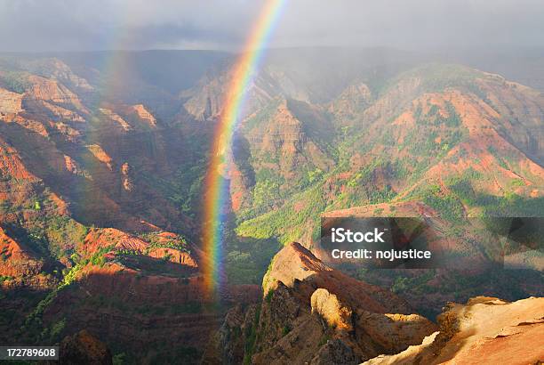 Hawaii Rainbow Majesty Stockfoto und mehr Bilder von Hawaii - Inselgruppe - Hawaii - Inselgruppe, Regenbogen, Canyon