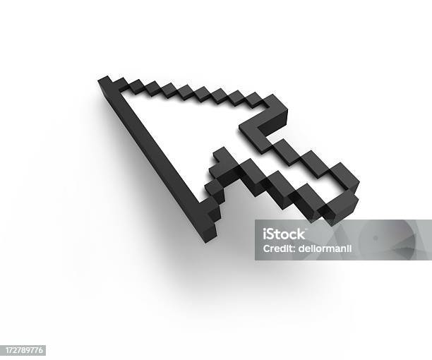 Cursor Do Rato - Fotografias de stock e mais imagens de Tridimensional - Tridimensional, Rato de Computador, Sinal de Seta