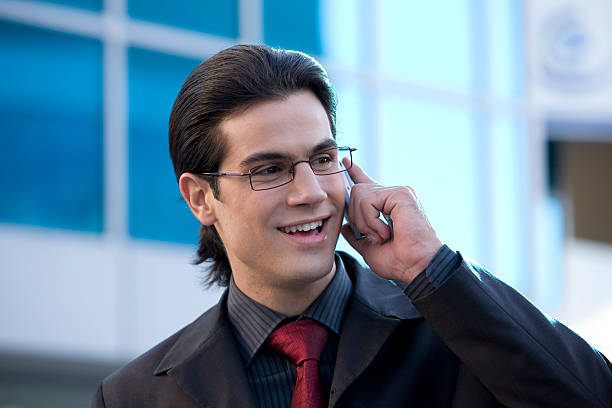 istock Young businessman on the phone 172789808