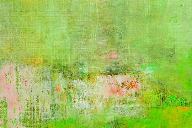 Abstract painted green art backgrounds.