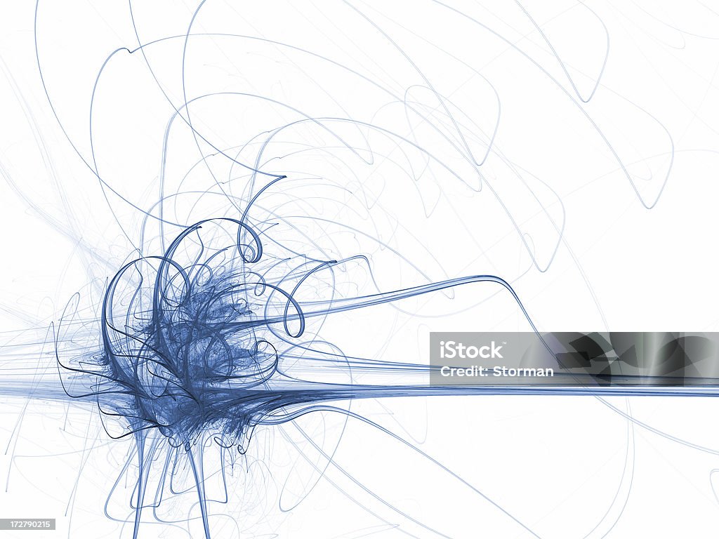 Abstrait Bleu explosion courbes - Photo de Abstrait libre de droits
