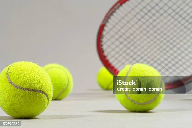 Serie Da Tennis - Fotografie stock e altre immagini di Attività - Attività, Attività ricreativa, Attrezzatura