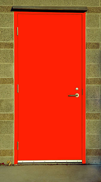 레드 도어 (Red Door) 스톡 사진