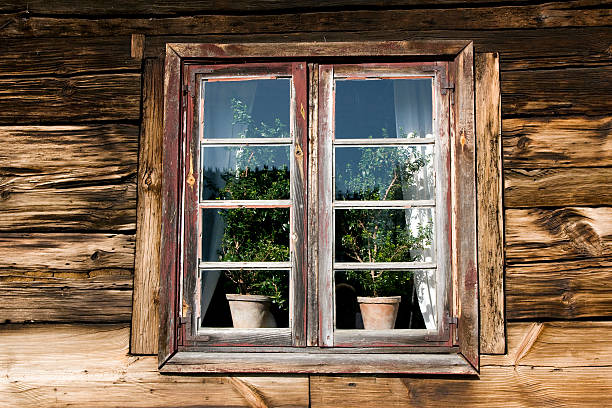 istock Window, XIX century cottage, Poland. 172790454