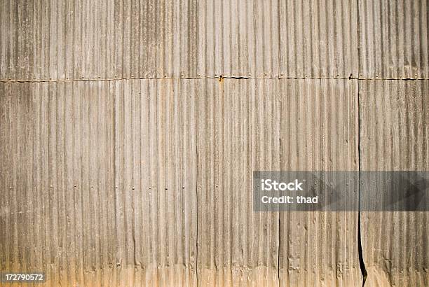 Corrugated Iron Wall Stock Photo - Download Image Now - Architectural Feature, Architecture, Australia