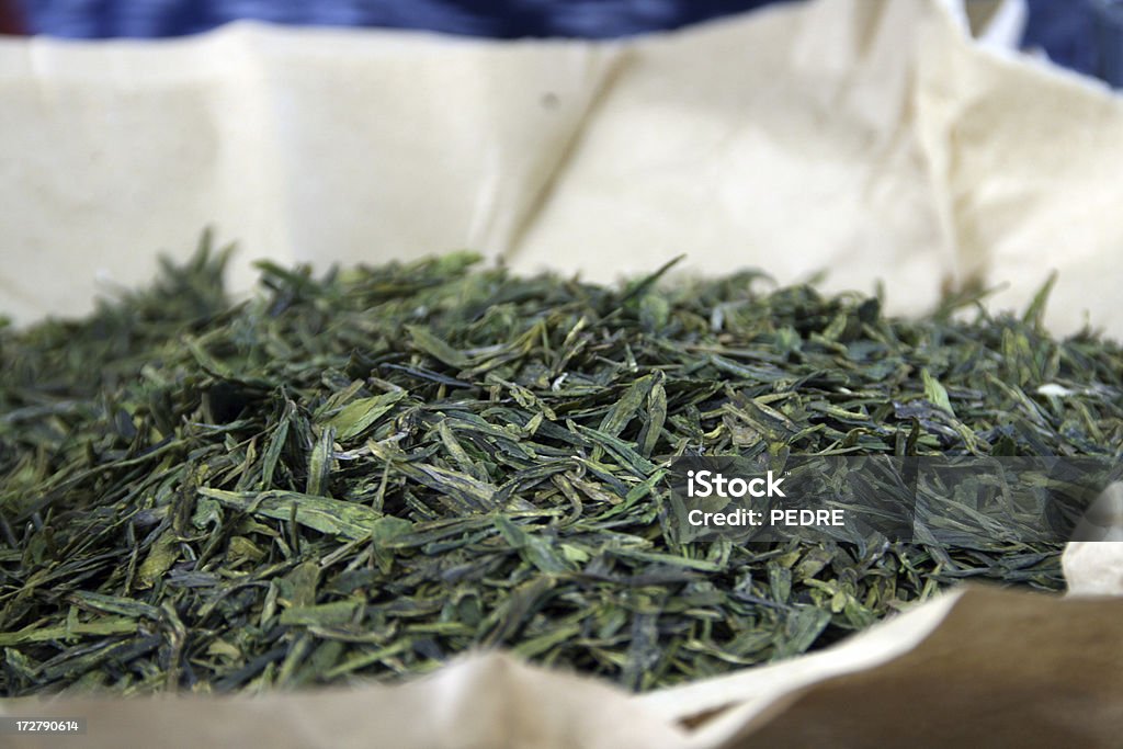 Chińska Liście herbaty - Zbiór zdjęć royalty-free (Bez ludzi)