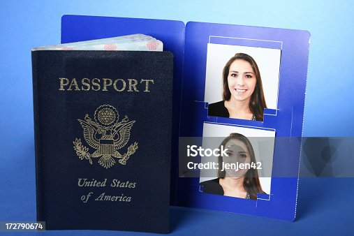 istock Passport with Photos 172790674