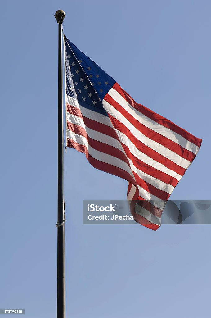 Американский флаг - Стоковые фото Звёздно-полосатый флаг роялти-фри