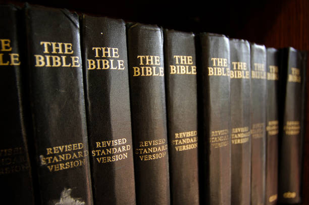 istock A group of Bibles with natural light. 172791121