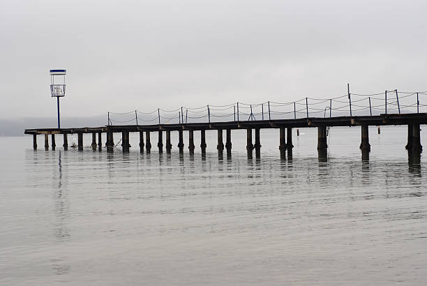 istock Abandoned pier on cold winter day 172791231