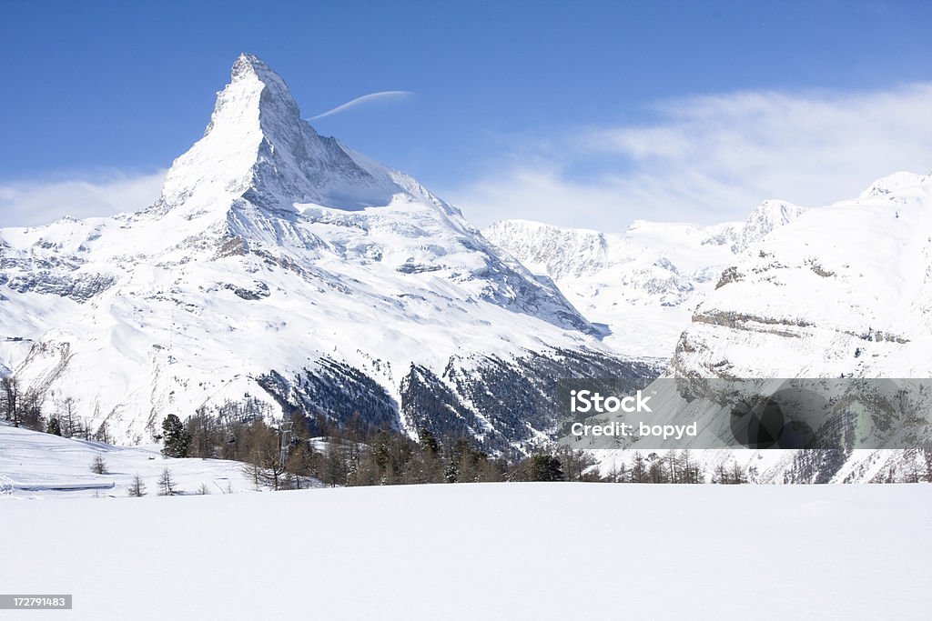 Маттерхорн горы, Швейцария - Стоковые фото Без людей роялти-фри