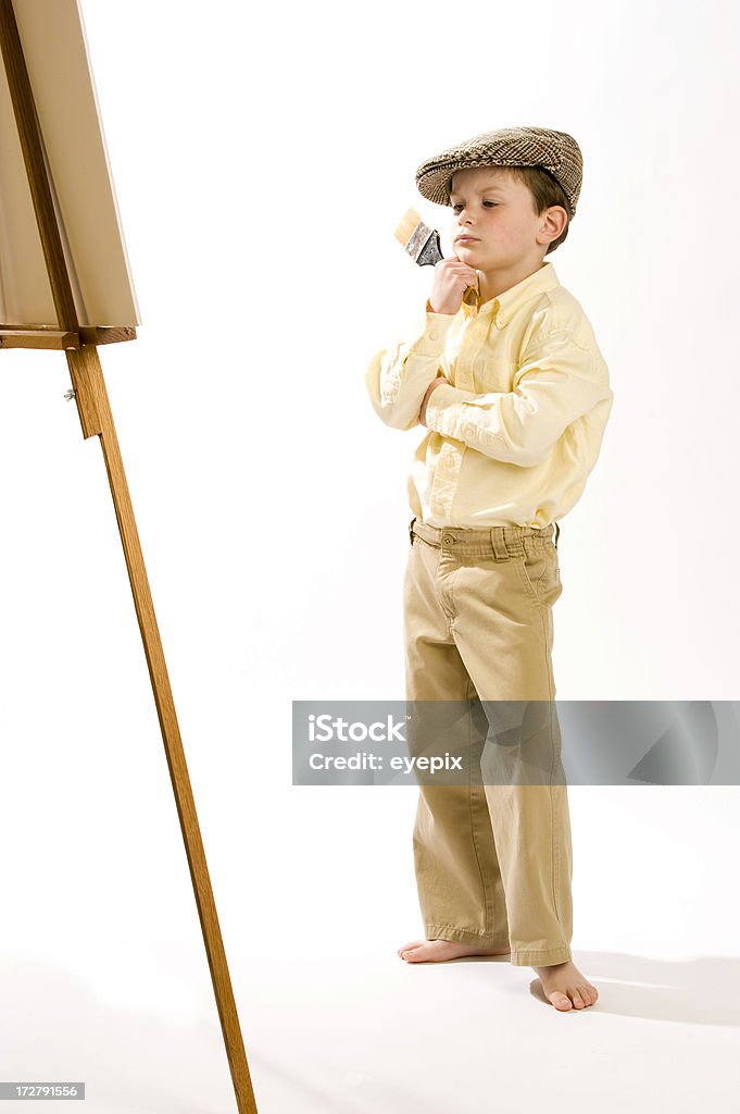 Junior Artista - Foto stock royalty-free di Bambini maschi