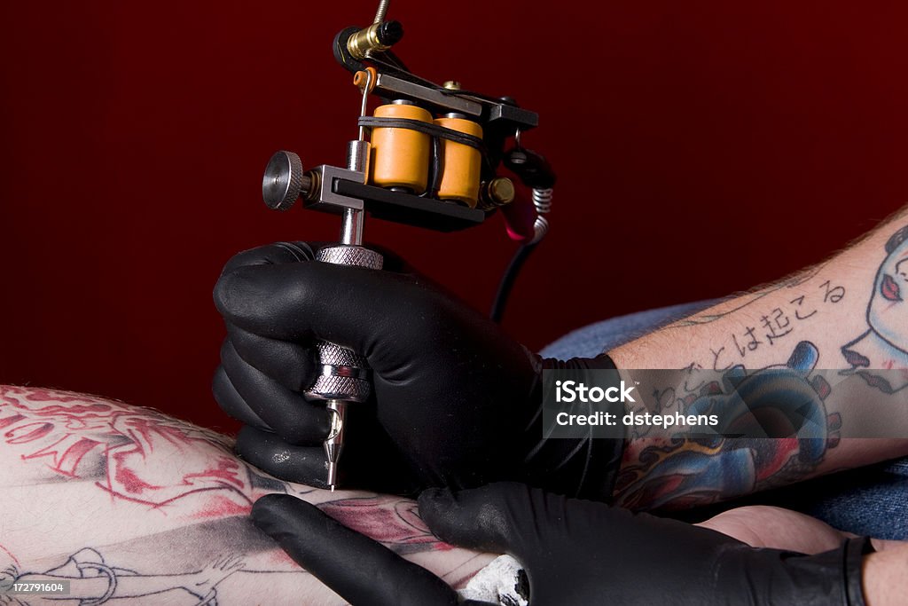 タトゥーのクローズアップ - インクのロイヤリティフリーストックフォト