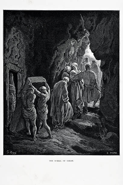 アート作品[WHITE BURIAL 1] The Burial Of Sarah Stock Illustration - Download Image Now - 19th