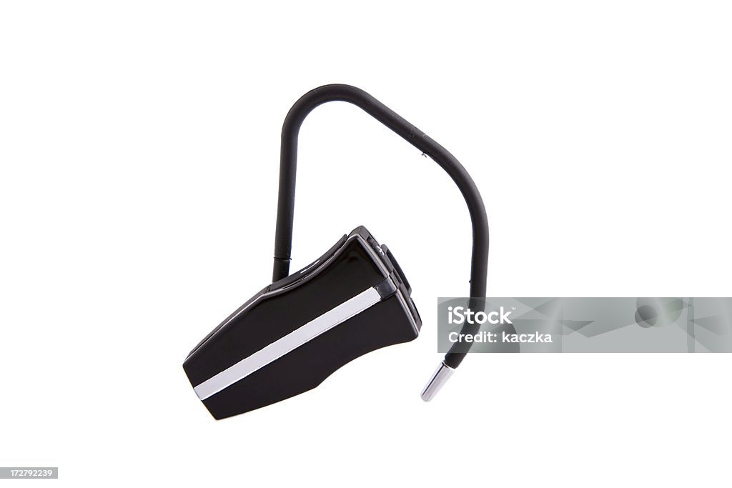 Cuffia Bluetooth isolato su bianco - Foto stock royalty-free di Affari