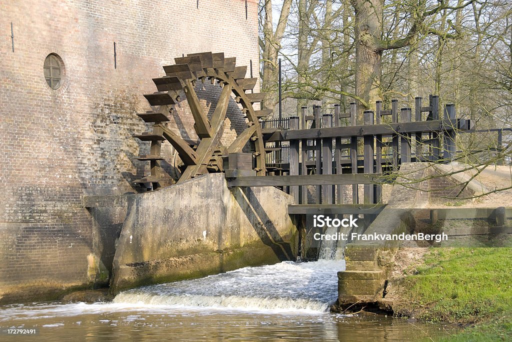 Graining "Old restaured watermill. Hackfort, the Netherlands.Related images;" Antique Stock Photo