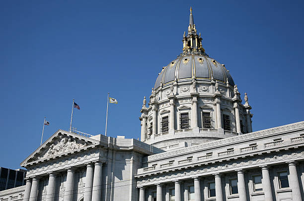 сан-франциско город зал - san francisco county government town hall government building стоковые фото и изображения