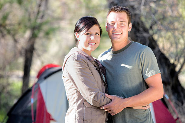 istock Happy Couple Camping 172792581
