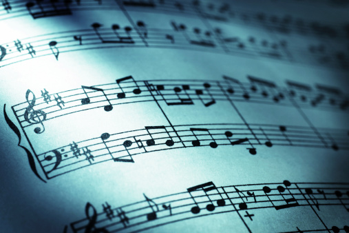 Close-up on a page of sheet music.Similar images -