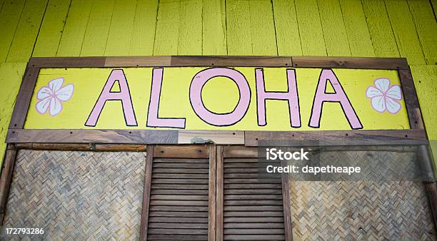 Aloha De Felicitación Foto de stock y más banco de imágenes de Señal - Mensaje - Señal - Mensaje, Islas de Hawái, Molokai