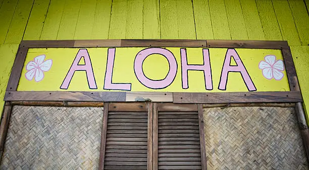 Hawaiian sign.