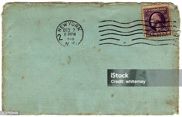 Usa Envelope 1918 Stock Photo - Download Image Now - Postage Stamp, Retro Style, United States Postal Service