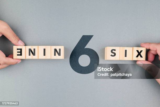Six Or Nine From The Different Perspectives And Points Of View Stock Photo - Download Image Now