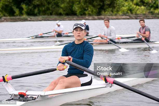 젊은 Rower 강에 대한 스톡 사진 및 기타 이미지 - 강, 경쟁, 근육질 체격