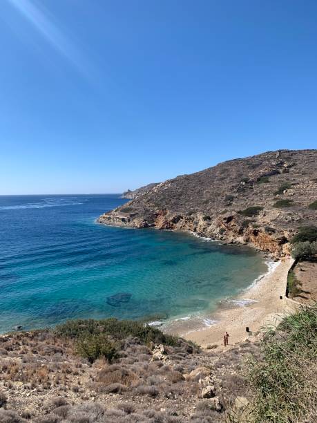 istock Idyllic beach in the Cyclades, Greek islands 1727937198