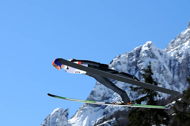 istock Ski jumper in the air 172793742