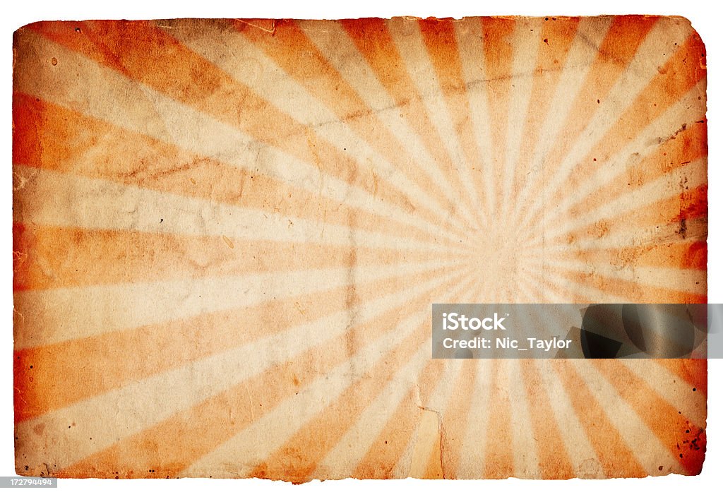 XXXL Sunburst papier Vintage - Photo de Abstrait libre de droits