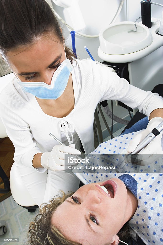 Tratamento de Dentista - Foto de stock de Adulto royalty-free