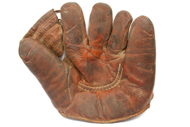 An antique baseball glove