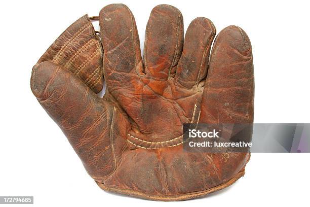 Antique Baseball Glove Stock Photo - Download Image Now - 8-9 Years, American Culture, Antique