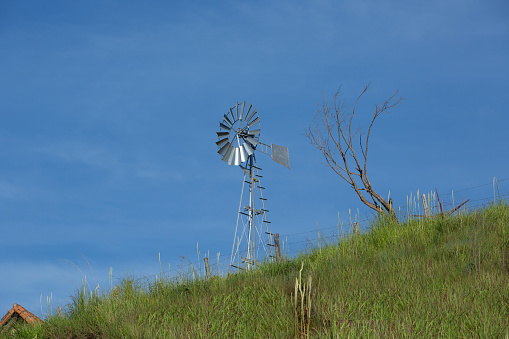 Windmill on hill