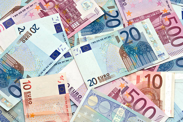 Euro money stock photo