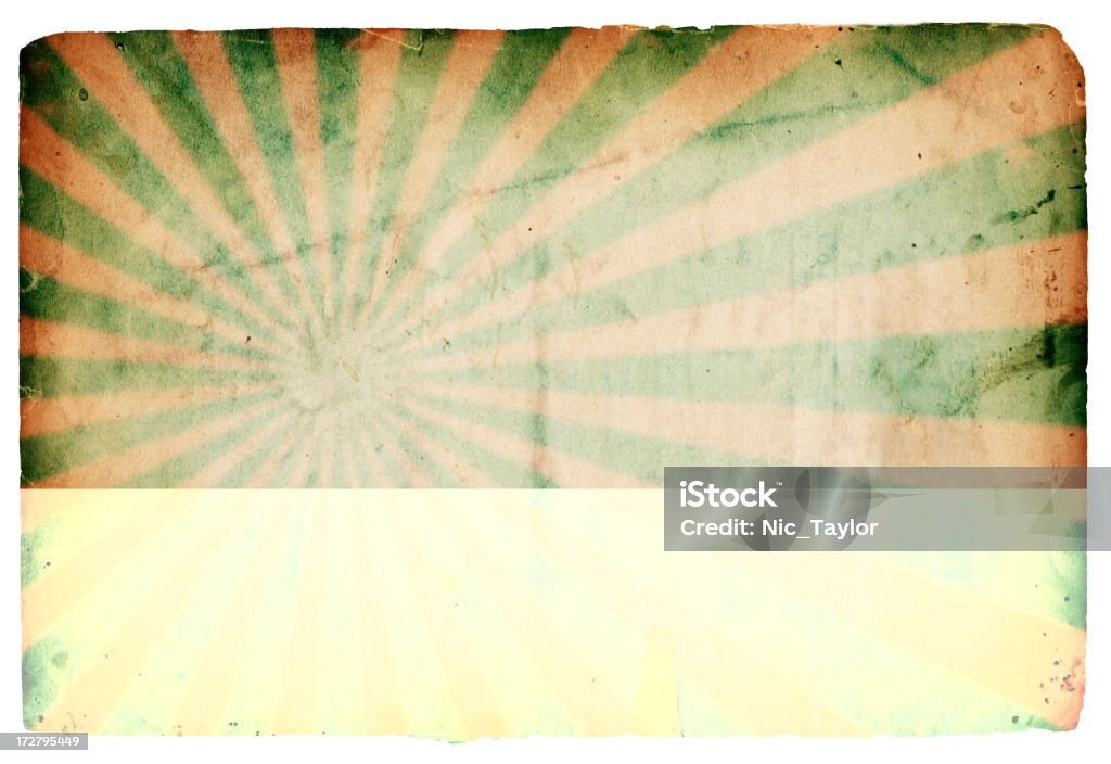 XXXL de papel Vintage Sunburst - Royalty-free Abstrato Foto de stock