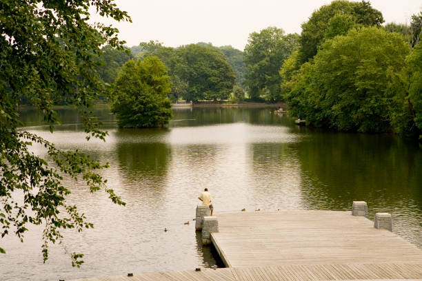 Pond In Atlanta Ga stock photo