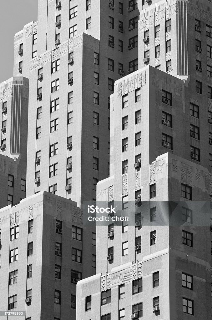 NYC house detail "detail of an appartment building in New York City, shot in b&amp;w" Abstract Stock Photo