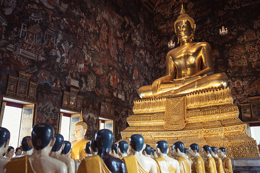 Wat Suthat Thepwararam is a Buddhist temple in Bangkok, Thailand.