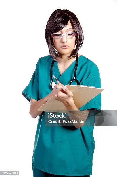 Die Medical History Stockfoto und mehr Bilder von Brille - Brille, Eine Frau allein, Eine Person