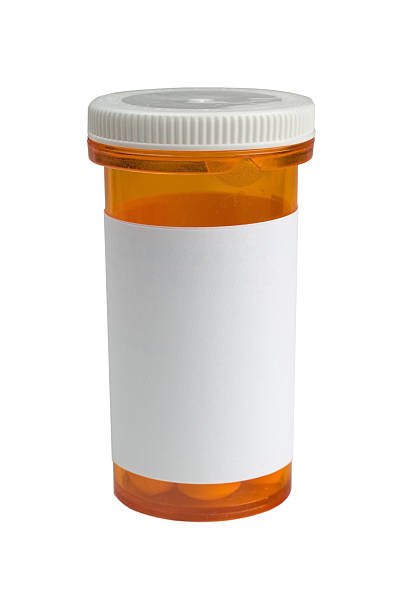 medizin-flasche - pill bottle bottle medicine empty stock-fotos und bilder