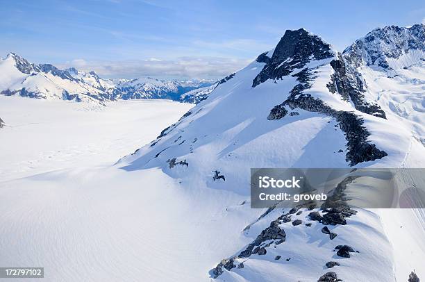 Mountain Tops In Alaska From The Air Stock Photo - Download Image Now - Aerial View, Alaska - US State, Extreme Terrain