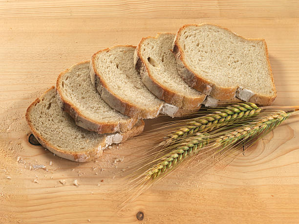 Sliced bread. stock photo