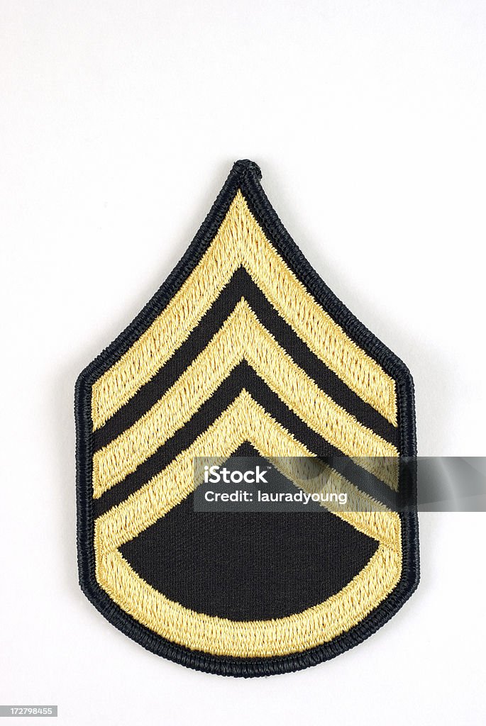 UNITI. Personale militare sergente Rank Emblema - Foto stock royalty-free di Badge