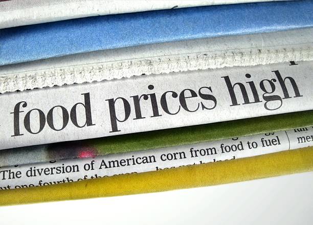 Food Prices High stock photo