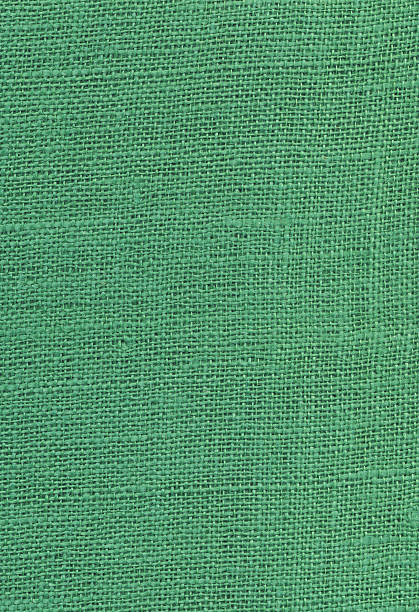 Green Canvas Dirty Flax Canvas Background with Good Details textured arts and entertainment on gunny stock pictures, royalty-free photos & images