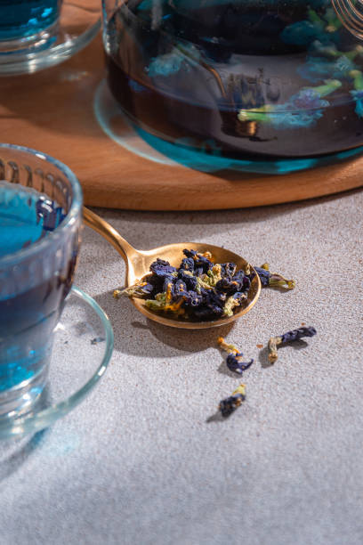 istock Anchan - Thai blue tea. Natural antidepressant, calms and normalizes the nevus system. 1727998012