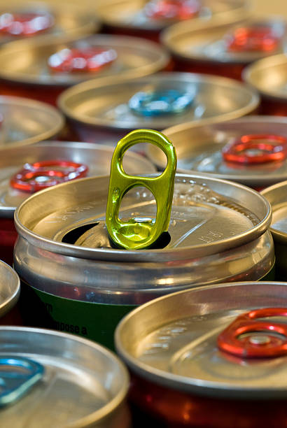 Energy Drinks 2 Energy drinks.  Focus is on green tab. energy drink photos stock pictures, royalty-free photos & images