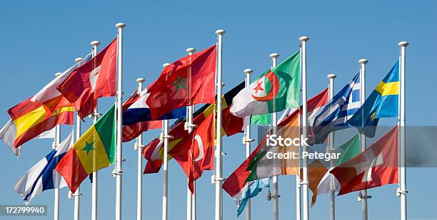 Foto de Bandeiras Da Europa e mais fotos de stock de Azul - Azul, Bandeira, Bandeira da Comunidade Européia